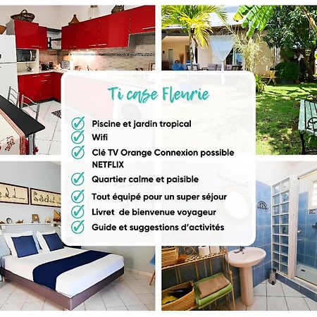 Ti Case Fleurie * Piscine * Jardin Tropical Saint-Leu Luaran gambar