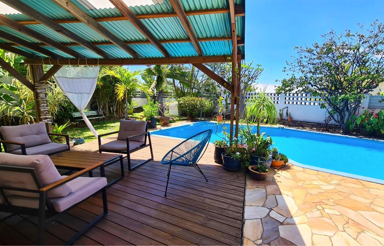 Ti Case Fleurie * Piscine * Jardin Tropical Saint-Leu Luaran gambar