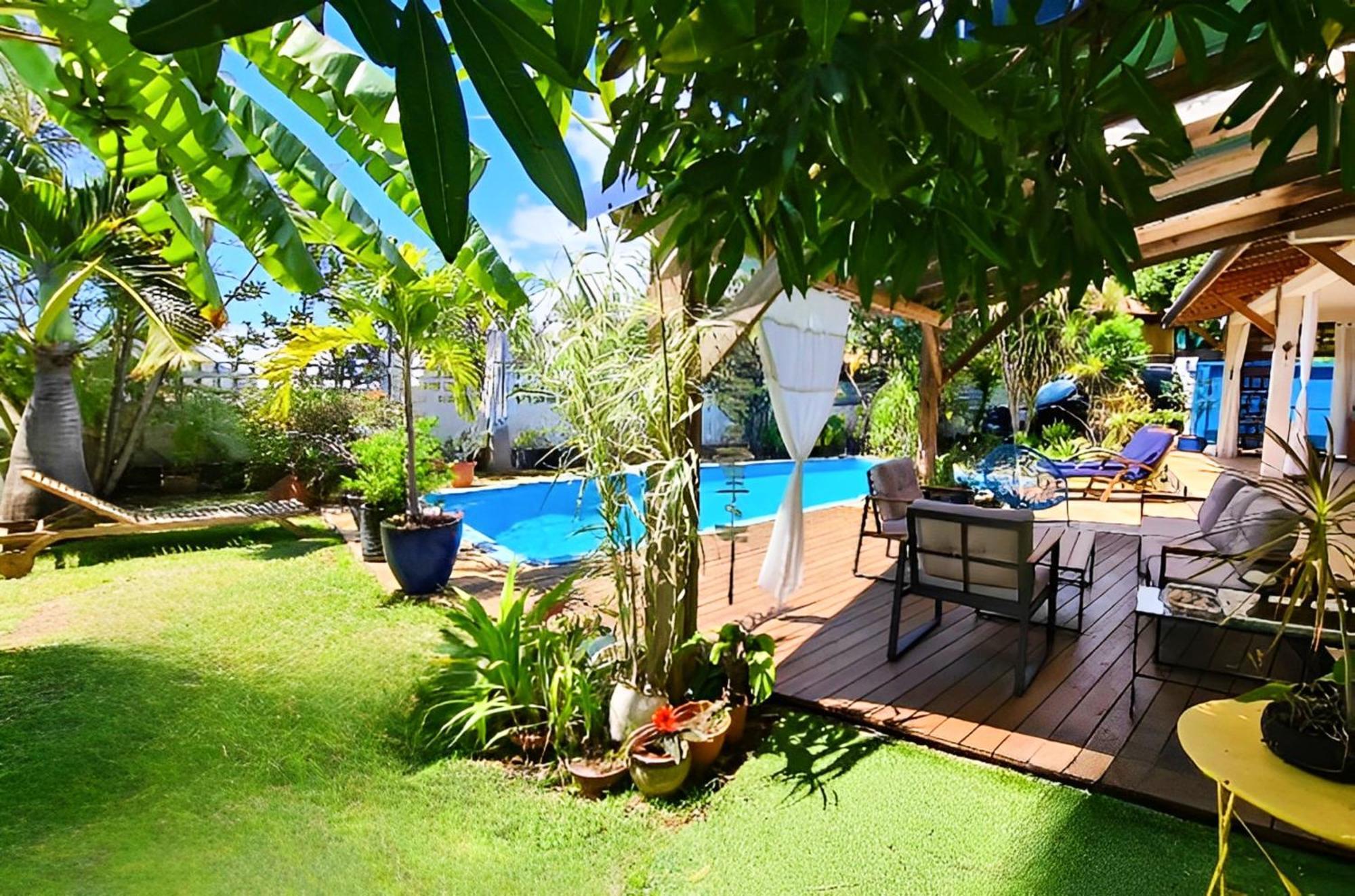 Ti Case Fleurie * Piscine * Jardin Tropical Saint-Leu Luaran gambar